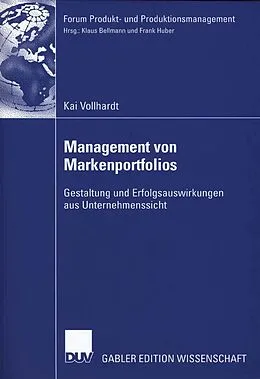 E-Book (pdf) Management von Markenportfolios von Kai Vollhardt