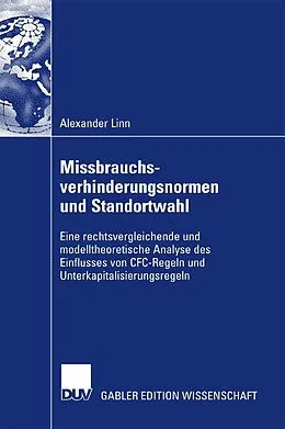 E-Book (pdf) Missbrauchsverhinderungsnormen und Standortwahl von Alexander Linn