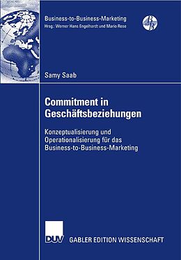 E-Book (pdf) Commitment in Geschäftsbeziehungen von Samy Saab
