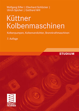 Kartonierter Einband Küttner Kolbenmaschinen von Wolfgang Eifler, Eberhard Schlücker, Ulrich Spicher