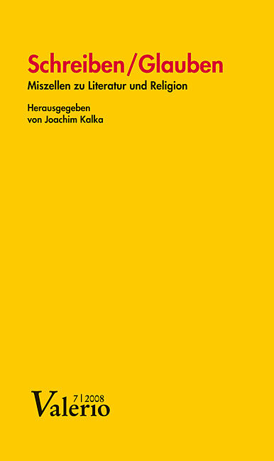 Schreiben /Glauben