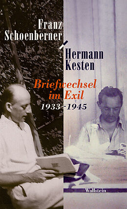 Leinen-Einband Briefwechsel im Exil 1933-1945 von Hermann Kesten, Franz Schoenberner