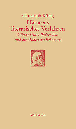 Paperback Häme als literarisches Verfahren von Christoph König