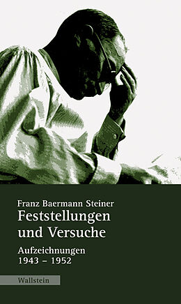 Leinen-Einband Feststellungen und Versuche von Franz Baermann Steiner