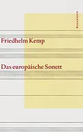 E-Book (pdf) Das europäische Sonett von Friedhelm Kemp