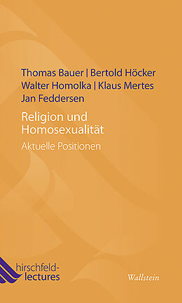 Paperback Religion und Homosexualität von Thomas Bauer, Bertold Höcker, Walter Homolka