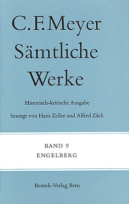 Leinen-Einband Engelberg von Conrad Ferdinand Meyer