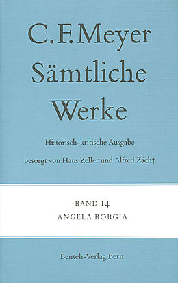 Leinen-Einband Angela Borgia von Conrad Ferdinand Meyer