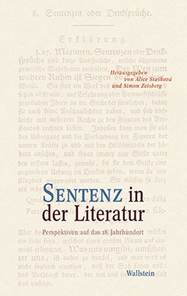 Sentenz in der Literatur