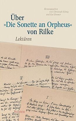 Fester Einband Über »Die Sonette an Orpheus« von Rilke von 