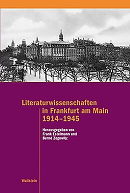 Paperback Literaturwissenschaften in Frankfurt am Main 19141945 von 