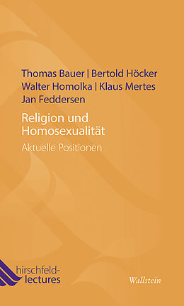 E-Book (pdf) Religion und Homosexualität von Thomas Bauer, Bertold Höcker, Walter Homolka