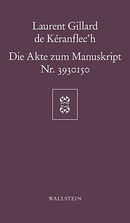 E-Book (epub) Die Akte zum Manuskript Nr. 3930150 von Laurent Gillard de Kéranflech