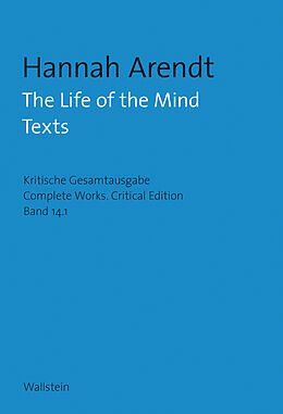 Kartonierter Einband (Kt) The Life of the Mind von Hannah Arendt