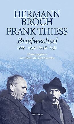 Leinen-Einband Briefwechsel von Hermann Broch, Frank Thiess