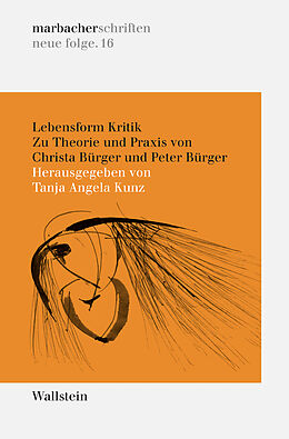 Paperback Lebensform Kritik von Christa Bürger, Peter Bürger