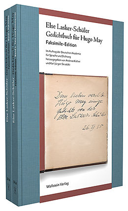Leinen-Einband Gedichtbuch für Hugo May von Else Lasker-Schüler
