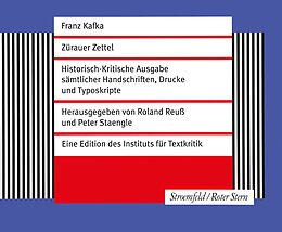 Fester Einband Zürauer Zettel von Franz Kafka