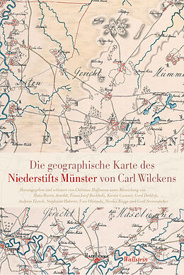Kartonierter Einband Die geographische Karte des Niederstifts Münster von Carl Wilckens von 