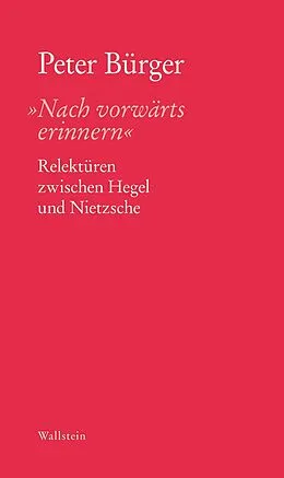 E-Book (pdf) »Nach vorwärts erinnern« von Peter Bürger
