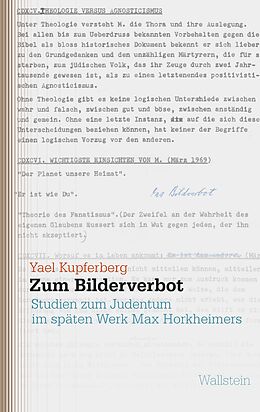 E-Book (pdf) Zum Bilderverbot von Yael Kupferberg