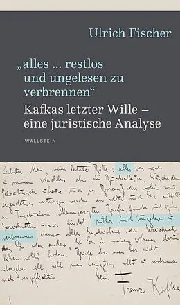 E-Book (pdf) »alles  restlos und ungelesen zu verbrennen« von Ulrich Fischer
