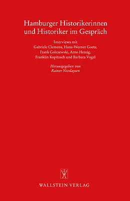 E-Book (pdf) Hamburger Historikerinnen und Historiker im Gespräch von 
