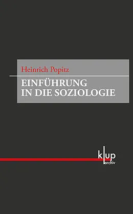 E-Book (pdf) Einführung in die Soziologie von Heinrich Popitz