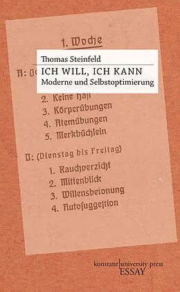 E-Book (pdf) Ich will, ich kann von Thomas Steinfeld