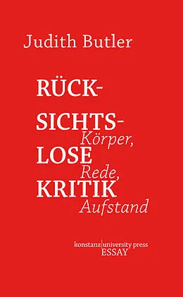 E-Book (pdf) Rücksichtslose Kritik von Judith Butler