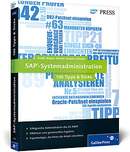 Kartonierter Einband SAP-Systemadministration  100 Tipps &amp; Tricks von Stephan Gradl, Manuel Mayer, Matthias Hensel