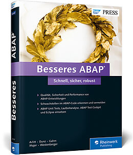 Fester Einband Besseres ABAP von Robert Arlitt, Thorsten Marcus Dunz, Hermann Gahm