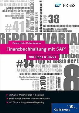 E-Book (pdf) Finanzbuchhaltung mit SAP  100 Tipps u. Tricks von Carolin Klein, Ulrike Messner