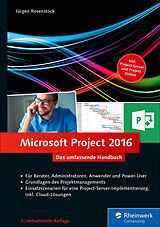 E-Book (epub) Microsoft Project 2016 von Jürgen Rosenstock