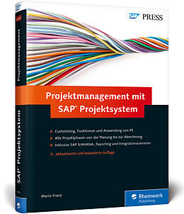 Fester Einband Projektmanagement mit SAP Projektsystem von Mario Franz