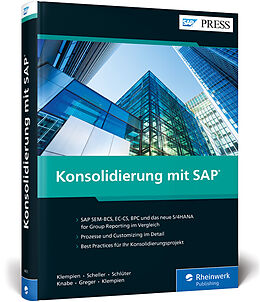 Fester Einband Konsolidierung mit SAP von Jens-Uwe Klempien, Frank Scheller, Ulrich Schlüter