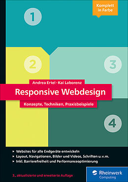 E-Book (epub) Responsive Webdesign von Andrea Ertel, Kai Laborenz
