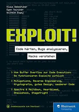 E-Book (epub) Exploit! von Klaus Gebeshuber, Egon Teiniker, Wilhelm Zugaj