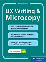 E-Book (epub) UX Writing & Microcopy von Kinneret Yifrah
