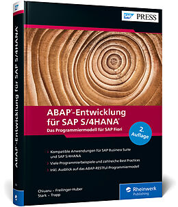 Fester Einband ABAP-Entwicklung für SAP S/4HANA von Sebastian Freilinger-Huber, Timo Stark, Constantin-Catalin Chiuaru