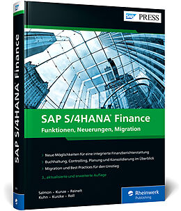 Fester Einband SAP S/4HANA Finance von Janet Salmon, Thomas Kunze, Daniela Reinelt