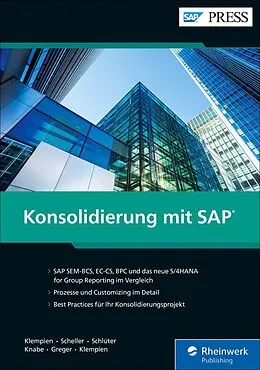 E-Book (epub) Konsolidierung mit SAP von Jens-Uwe Klempien, Frank Scheller, Ulrich Schlüter