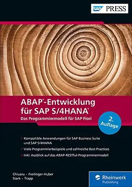 E-Book (epub) ABAP-Entwicklung für SAP S/4HANA von Sebastian Freilinger-Huber, Timo Stark, Constantin-Catalin Chiuaru