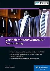 E-Book (epub) Vertrieb mit SAP S/4HANA  Customizing von Mikolaj Kowalski