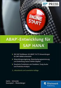 E-Book (epub) ABAP-Entwicklung für SAP HANA von Hermann Gahm, Thorsten Schneider, Eric Westenberger
