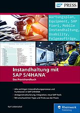 E-Book (epub) Instandhaltung mit SAP S/4HANA von Karl Liebstückel