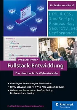 E-Book (epub) Fullstack-Entwicklung von Philip Ackermann