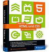 Fester Einband HTML und CSS von Jürgen Wolf