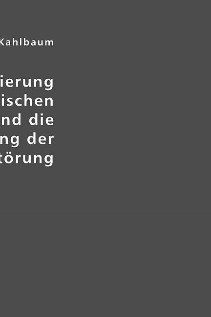 Die Gruppierung der psychischen Krankheit und die Einteilung der Seelenstörung