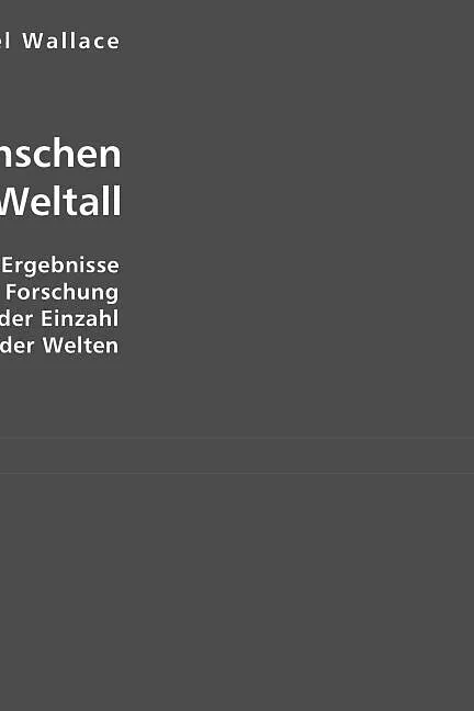 Des Menschen Stellung im Weltall